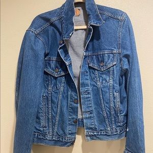 LEVIS JEAN TRUCKER JACKET VTG 80s 715060217